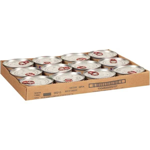 Genova Solid Albacore Tuna In Olive Oil 5 oz., PK12, Genova, Mfr#: 10048000002157