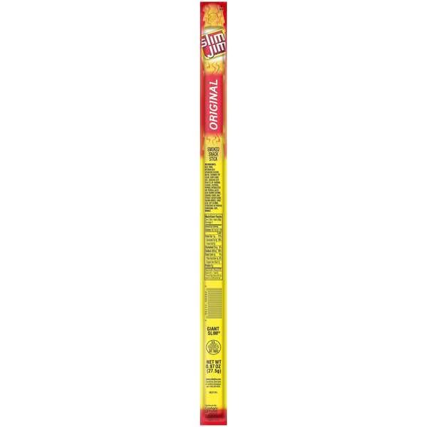 Slim Jim Giant Snack Sticks .97 oz. Sticks, PK144, Slim Jim, Mfr#: 2620011700