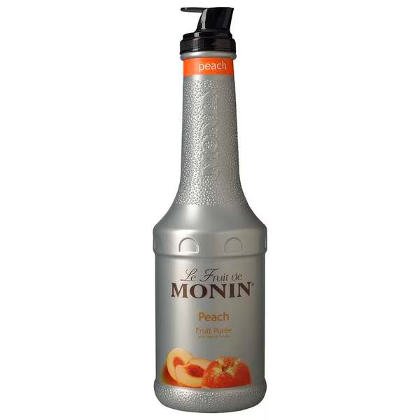 Monin Peach Puree Syrup 1 Liter Bottle, PK4, Monin, Mfr#: M-RP036F