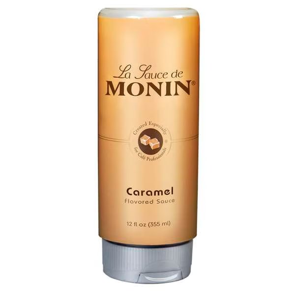 Monin Caramel Sauce 12 fl. oz. Bottle, PK6, Monin, Mfr#: M-KC009B