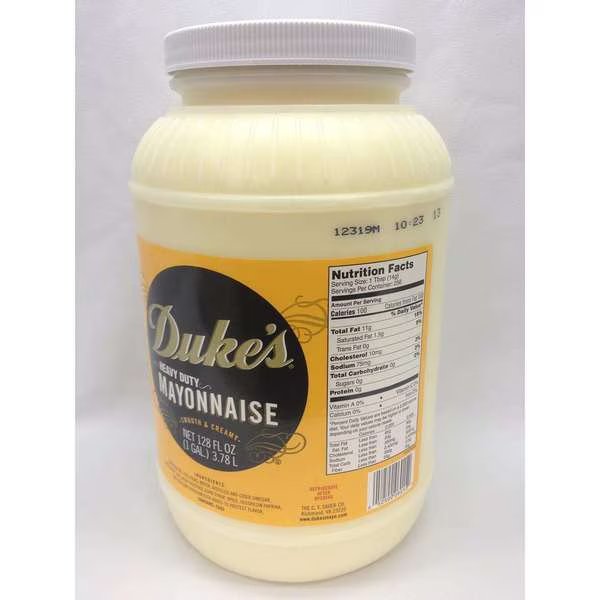 Duke's Heavy Duty Mayonnaise 1 gal., PK4, Dukes, Mfr#: 06015