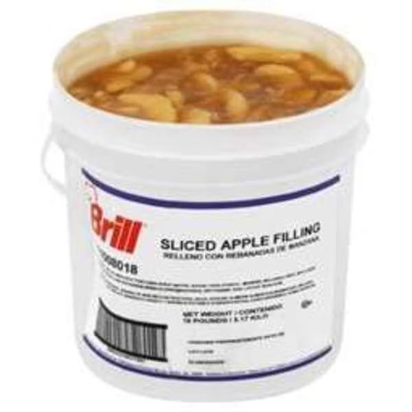 Filling Sliced Apple Brill 18lbs, Brill, Mfr#: 10202027
