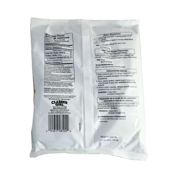 Royal Lime Gelatin Mix 24 oz., PK12, Royal, Mfr#: 48104