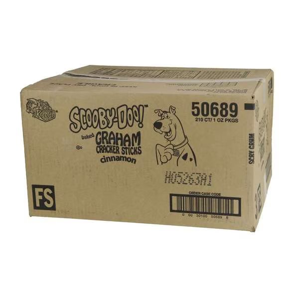 Keebler Scooby Doo Cinnamon Graham Cracker Sticks 1 oz., PK210, Keebler, Mfr#: 3010050689