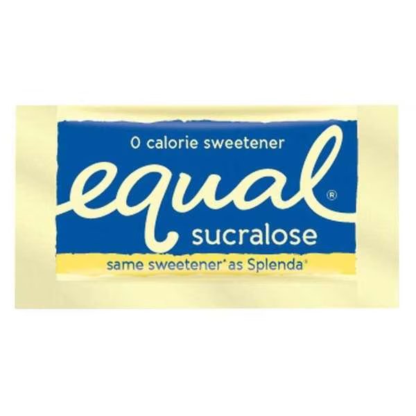 Equal Yellow Single Serve Packets 1g Packet, PK2000, Equal, Mfr#: 91029