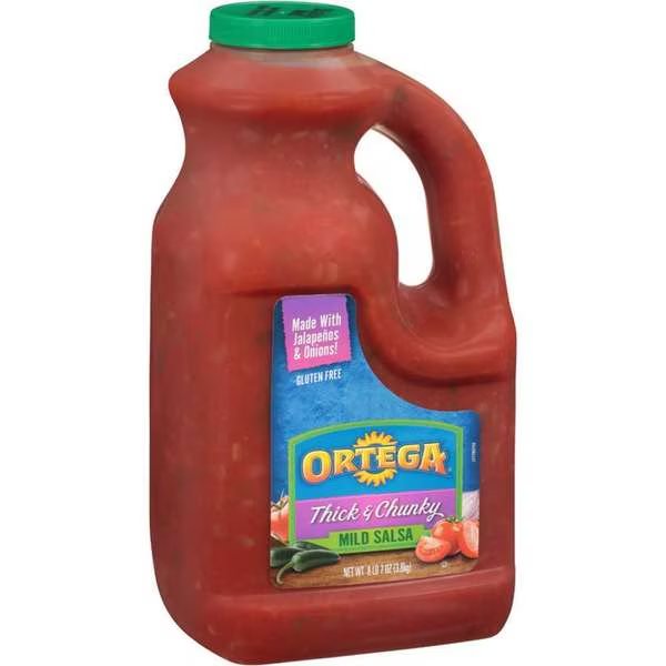 Ortega Thick & Chunky Mild Salsa 1 gal. Jar, PK4, Ortega, Mfr#: 780743