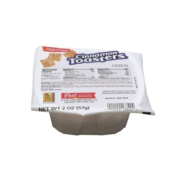 Malt O Meal Cinnamon Toasters Cereal 2 oz. Bowl, PK48, Malt O Meal, Mfr#: 13820