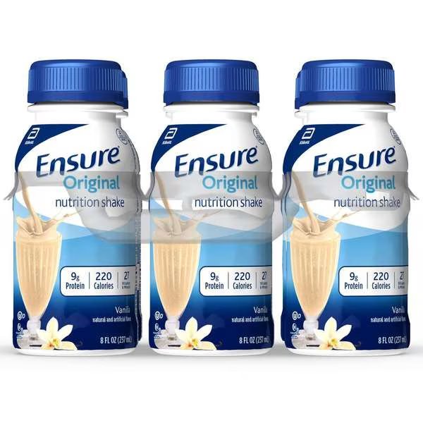Ensure Shake Vanilla 8 fl. oz. Bottles, PK24, Ensure, Mfr#: 57243