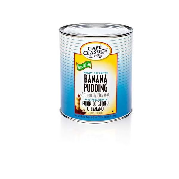 Real Fresh Trans Fat Free Banana Pudding #10 Can, PK6, Real Fresh, Mfr#: 30383