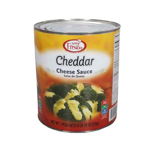Muy Fresco Trans Fat Free Cheddar Cheese Sauce 6.63lbs, PK6, Muy Fresco, Mfr#: 31809