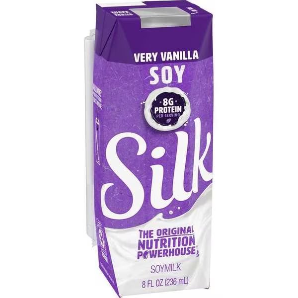Silk Aseptic Soy Very Vanilla 8 fl. oz., PK18, Silk, Mfr#: 136466