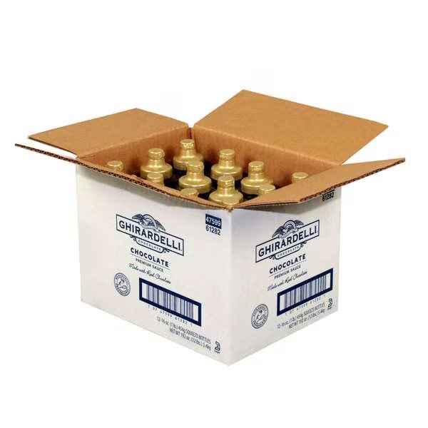 Ghirardelli Squeeze Bottle Black Label Chocolate Sauce 16 oz., PK12, Ghirardelli, Mfr#: 61282