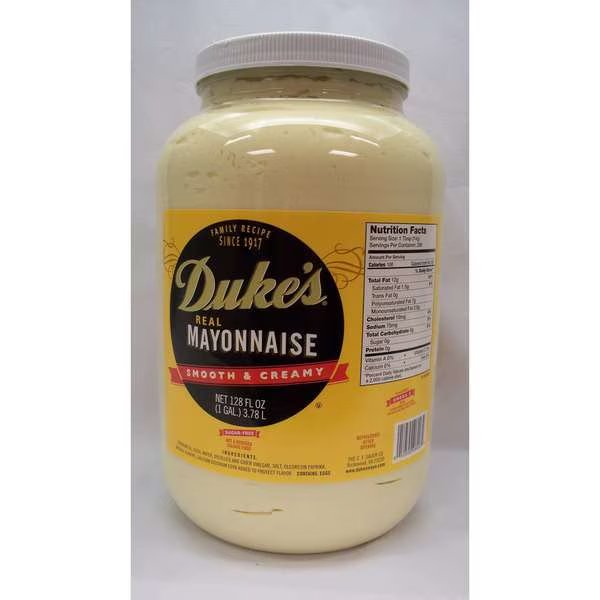 Duke's Real Mayonnaise 1 gal. Jug, PK4, Dukes, Mfr#: 06003