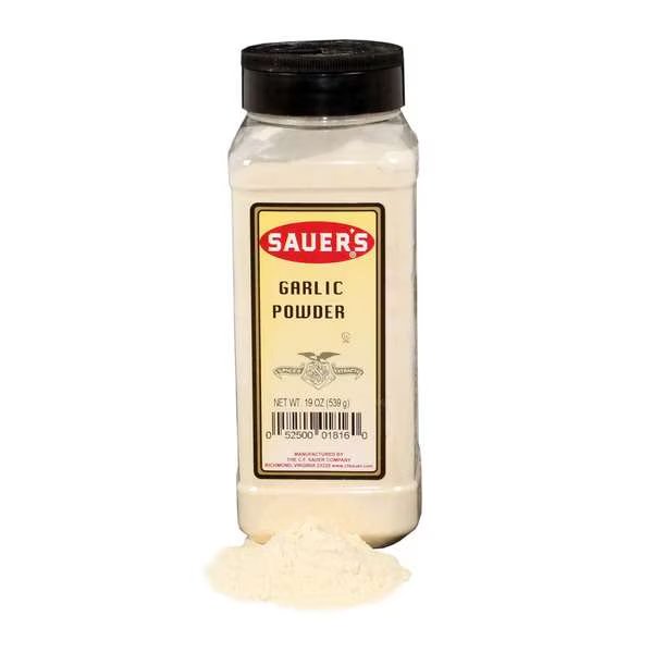 Sauer Garlic Powder 19 oz. Bottle, PK6, Sauer, Mfr#: 01816