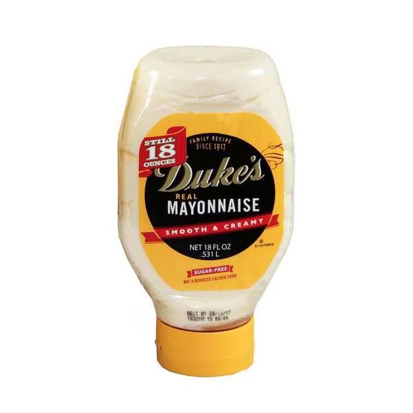 Duke's Mayonnaise 18 oz. Squeeze Bottle, PK12, Dukes, Mfr#: 05009