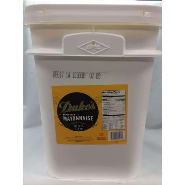 Duke's Heavy Duty Mayonnaise 30lbs, Dukes, Mfr#: 06017
