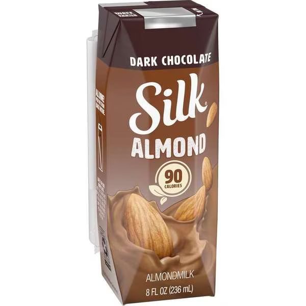 Silk Aseptic Pure Almond Dark Chocolate 8 fl. oz., PK18, Silk, Mfr#: 136460