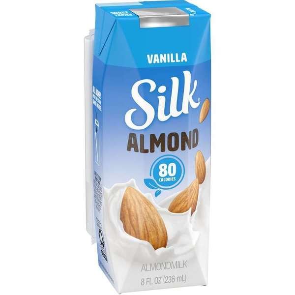 Silk Aseptic Vanilla Almond Milk 8 oz., PK18, Silk, Mfr#: 136461