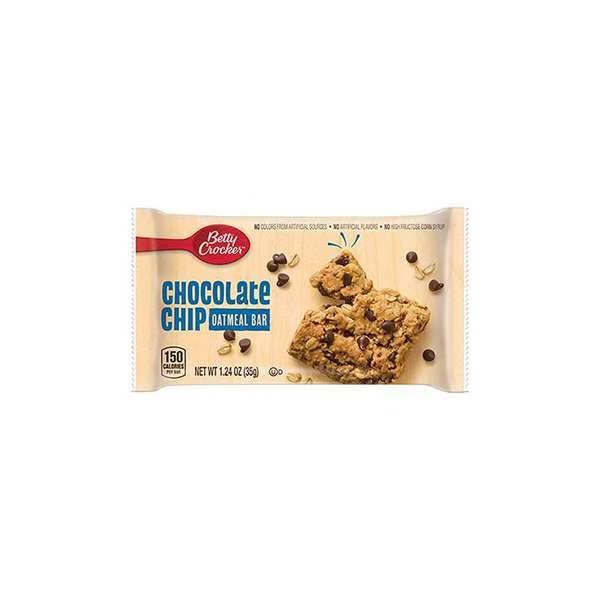 Individually Wrapped Chocolate Chip Oatmeal Bar 1.24 oz., PK144, Betty Crocker, Mfr#: 16000-45977