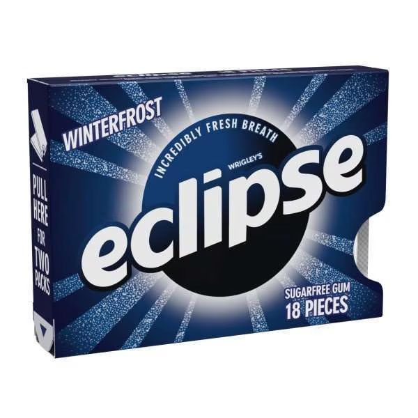 Eclipse Single Serve Winterfrost Gum 18 Pieces, PK144, Eclipse, Mfr#: 271899