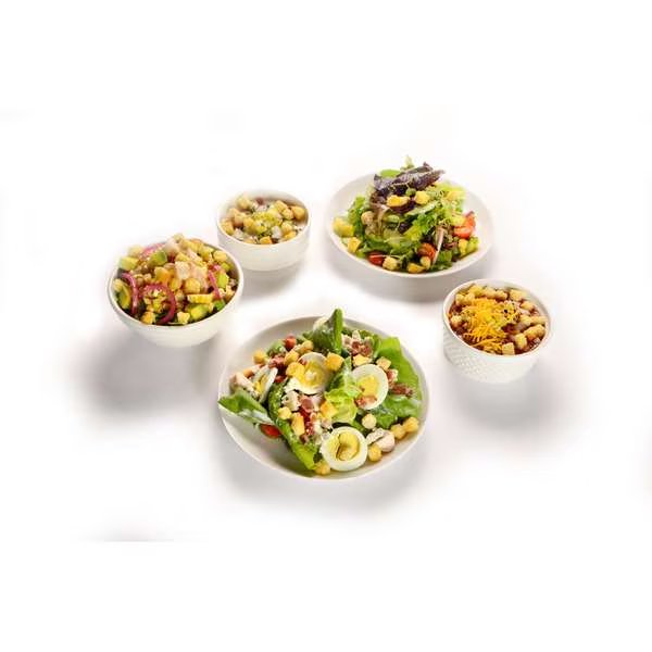 Fresh Gourmet Seasoned Trans Fat Free Cube Croutons 2.5lbs, PK4, Fresh Gourmet, Mfr#: 74534