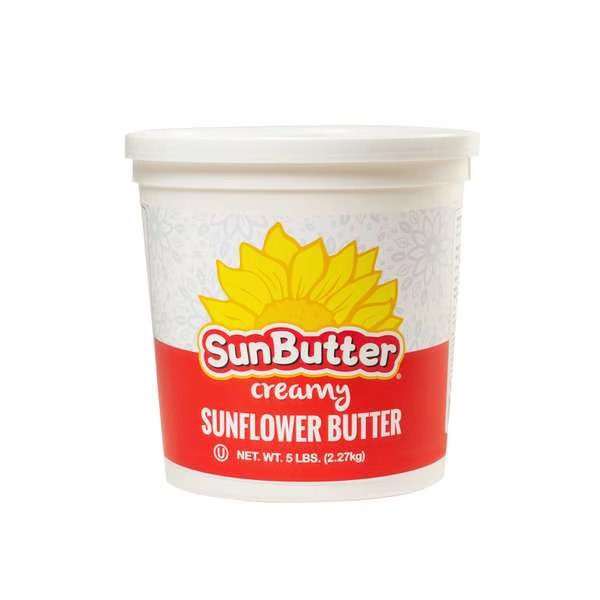 Sunbutter Creamy Sunflower Butter 5lbs Tub, PK6, Sunbutter, Mfr#: 19010