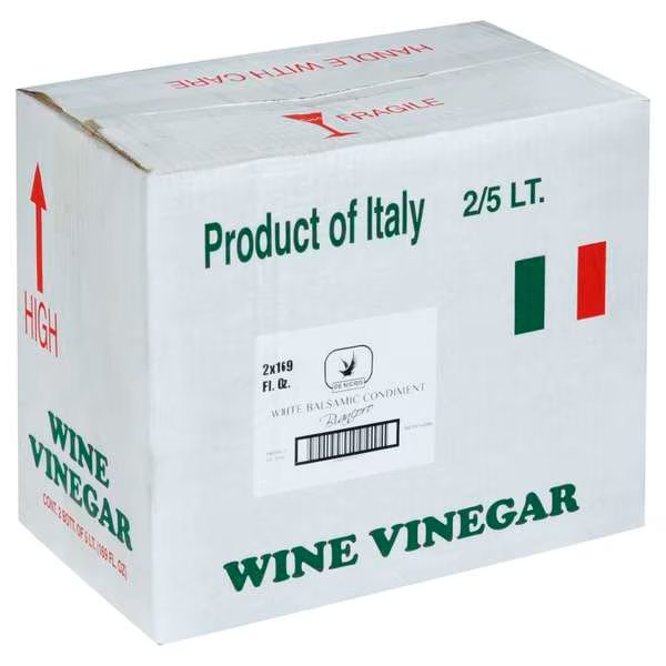 Savor Imports White Balsamic Vinegar 5 Liters, PK2, Savor Imports-Carello, Mfr#: 558568