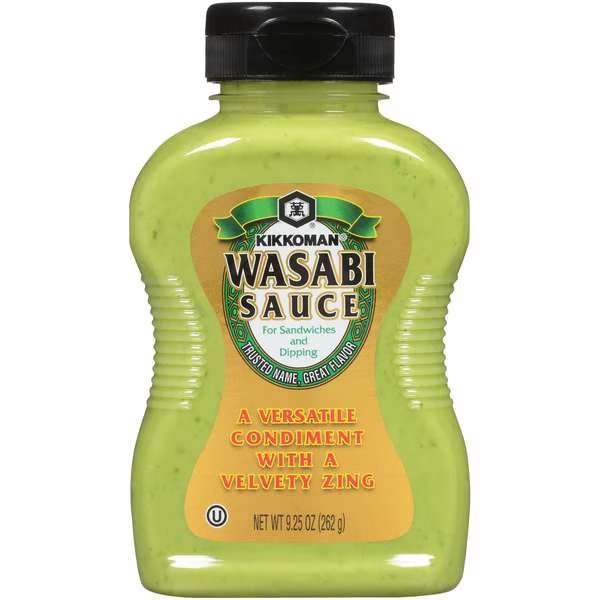Kikkoman Wasabi Sauce 9.25 oz. Bottle, PK9, Kikkoman, Mfr#: 00700