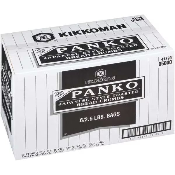 Kikkoman Toasted Bread Crumb Panko, PK6, Kikkoman, Mfr#: 05000
