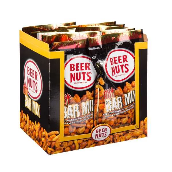 Beer Nuts Value Pack Hot Bar Mix 3.25 oz., PK48, Beer Nuts, Mfr#: 32648