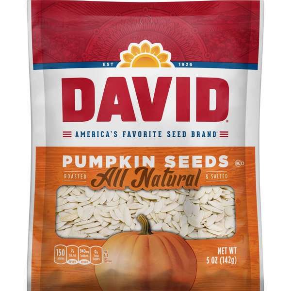 David Pumpkin Seeds 5 oz., PK12, David, Mfr#: 2620046388