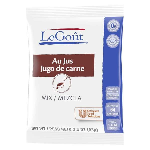Legout Instant Au Jus Sauce Mix 3.3 oz. Bag, PK16, Legout, Mfr#: 84131526