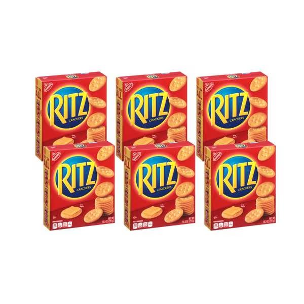 Nabisco Original Ritz Crackers 10.3 oz. Box, PK6, Ritz, Mfr#: 03112
