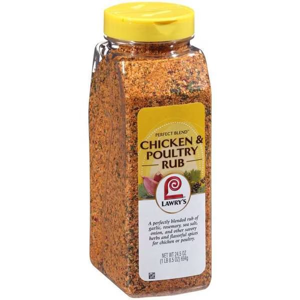 Lawry's Perfect Blend Chicken Rub And Seasoning 24 oz., PK6, Lawrys, Mfr#: 900486102
