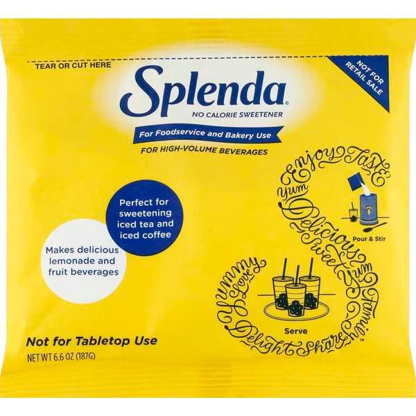 Splenda Sucralose No Calorie Sweetener Pouch Foodservice 6.6 oz., PK12, Splenda, Mfr#: SP82245200
