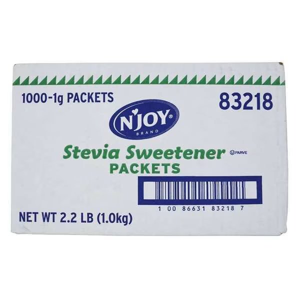 N'Joy Sugar Substitute Green Stevia 1g, PK1000, Njoy, Mfr#: 83218