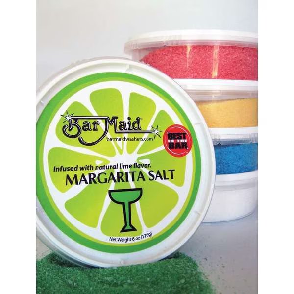 Bar Maid White Margarita Salt Infused With Lime 6 oz., PK12, Bar Maid, Mfr#: CR-102