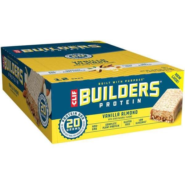 Builders Vanilla Almond, PK144, Builders Bar, Mfr#: 160045