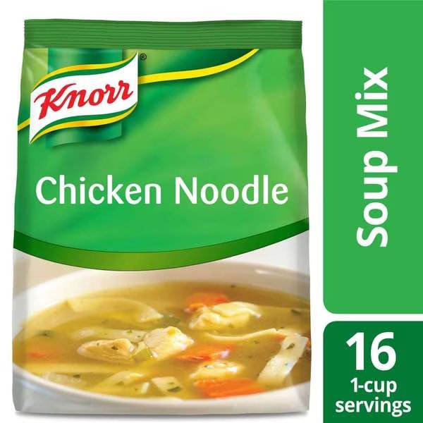Knorr Soup Du Jour Chicken Noodle Mix 13.3 oz., PK4, Knorr, Mfr#: 84125200