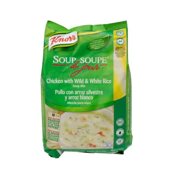 Knorr Soup Du Jour Chicken With Wild And White Rice Mix 30.2 oz., PK4, Knorr, Mfr#: 84125321