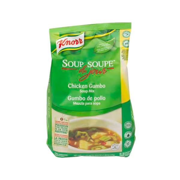 Knorr Soup Du Jour Chicken Gumbo Mix 16.9 oz., PK4, Knorr, Mfr#: 84124301