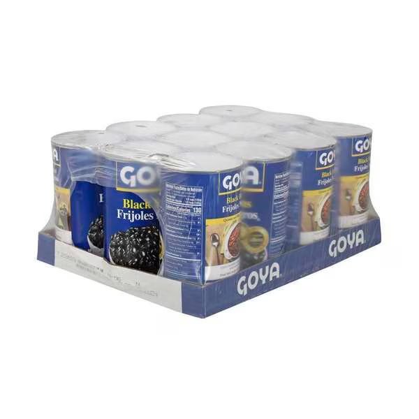 Goya Canned Black Beans 46 oz., PK12, Goya, Mfr#: 2353