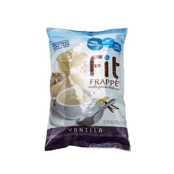 Big Train Fit Frappe Vanilla Protein Drink Mix 3lbs, PK4, Big Train, Mfr#: BT.340650