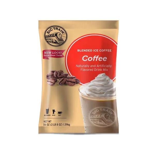 Big Train Blended Ice Coffee Mix 3.5lbs, PK5, Big Train, Mfr#: BT.610550