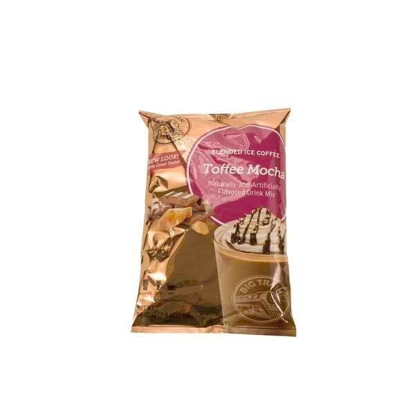Toffee Mocha Blended Ice Coffee Powdered Drink Mix 3.5lbs, PK5, Big Train, Mfr#: BT.610850