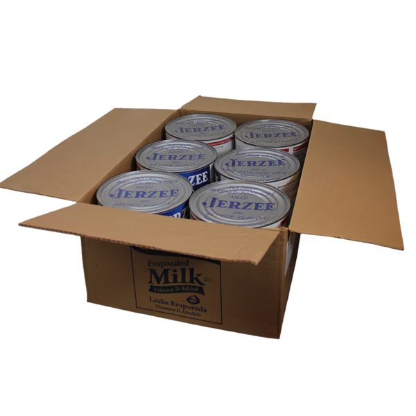 Jerzee Evaporated Milk 97 oz., PK6, Jerzee, Mfr#: 81001-593416
