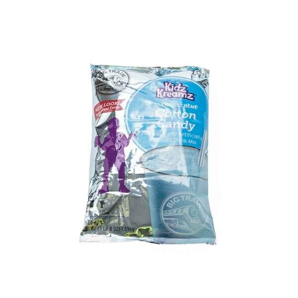 Big Train Kidz Kreamz Cotton Candy Drink Mix 3.5lbs, PK5, Big Train, Mfr#: BT.200700