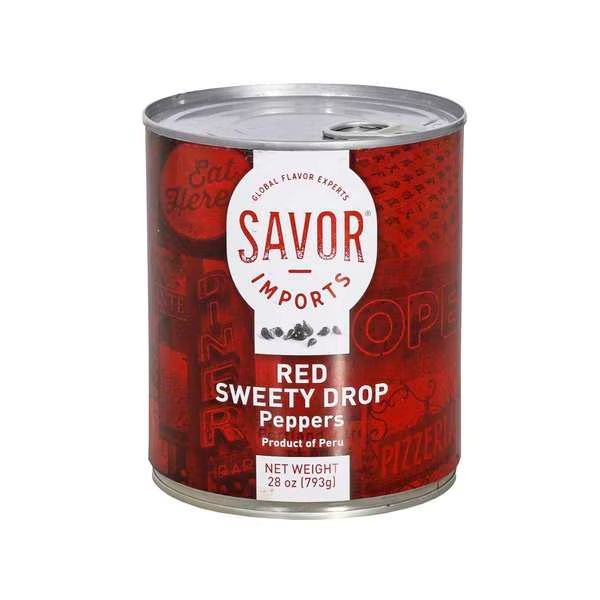 Sweety Drop Peruvian Peppers 28 oz., PK6, Savor Imports, Mfr#: 597160