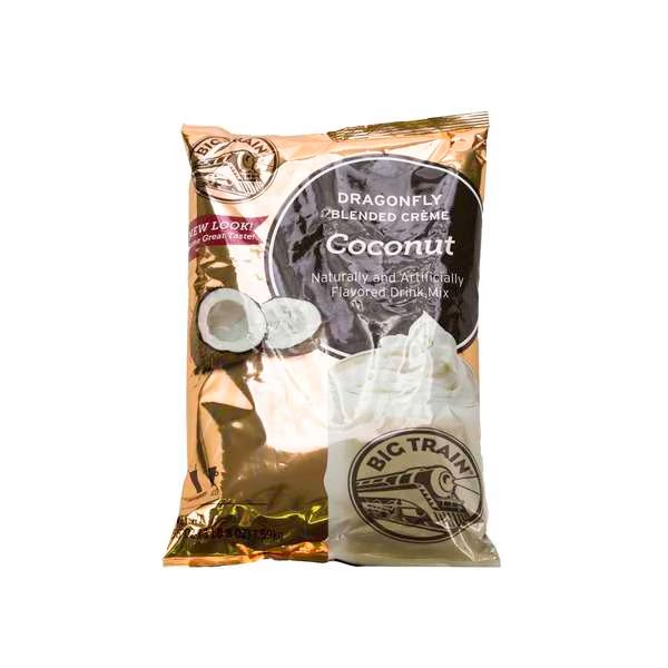 Big Train Dragonfly Coconut Blended Creme Drink Mix 3.5lbs, PK5, Big Train, Mfr#: BT.656110
