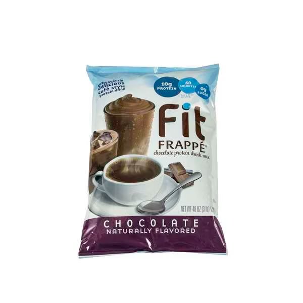 Big Train Fit Frappe Chocolate Protein Drink Mix 3lbs, PK4, Big Train, Mfr#: BT.340640